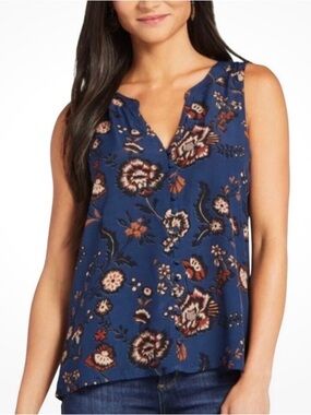 Sanctuary Beverley Button-Front Sleeveless Floral Tank Top